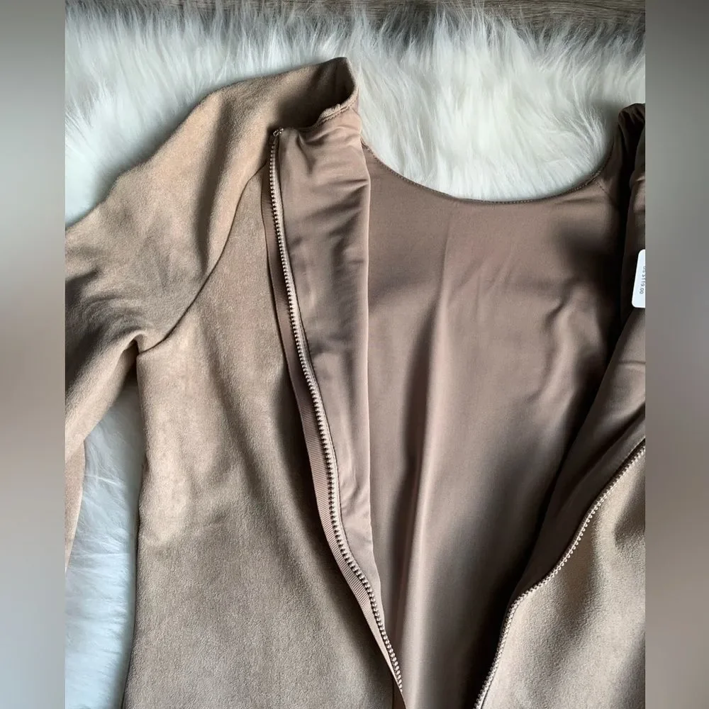 NWT! Bebe Erin Faux Suede Dress - Picture 5 of 10